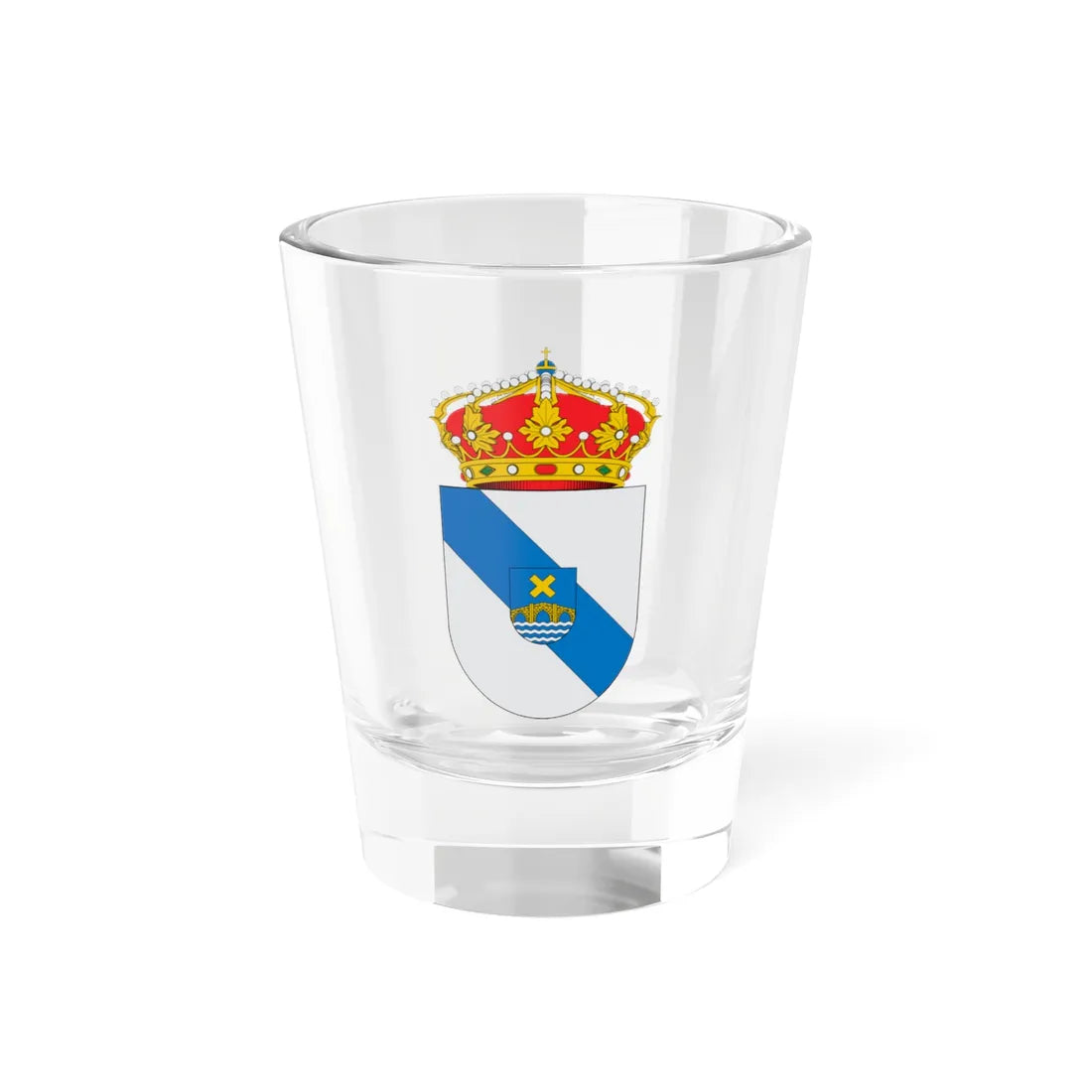 Escudo de A Rúa THV (Spain) (Coat of Arms) Shot Glass 1.5oz 1.5oz - Go Mug Yourself