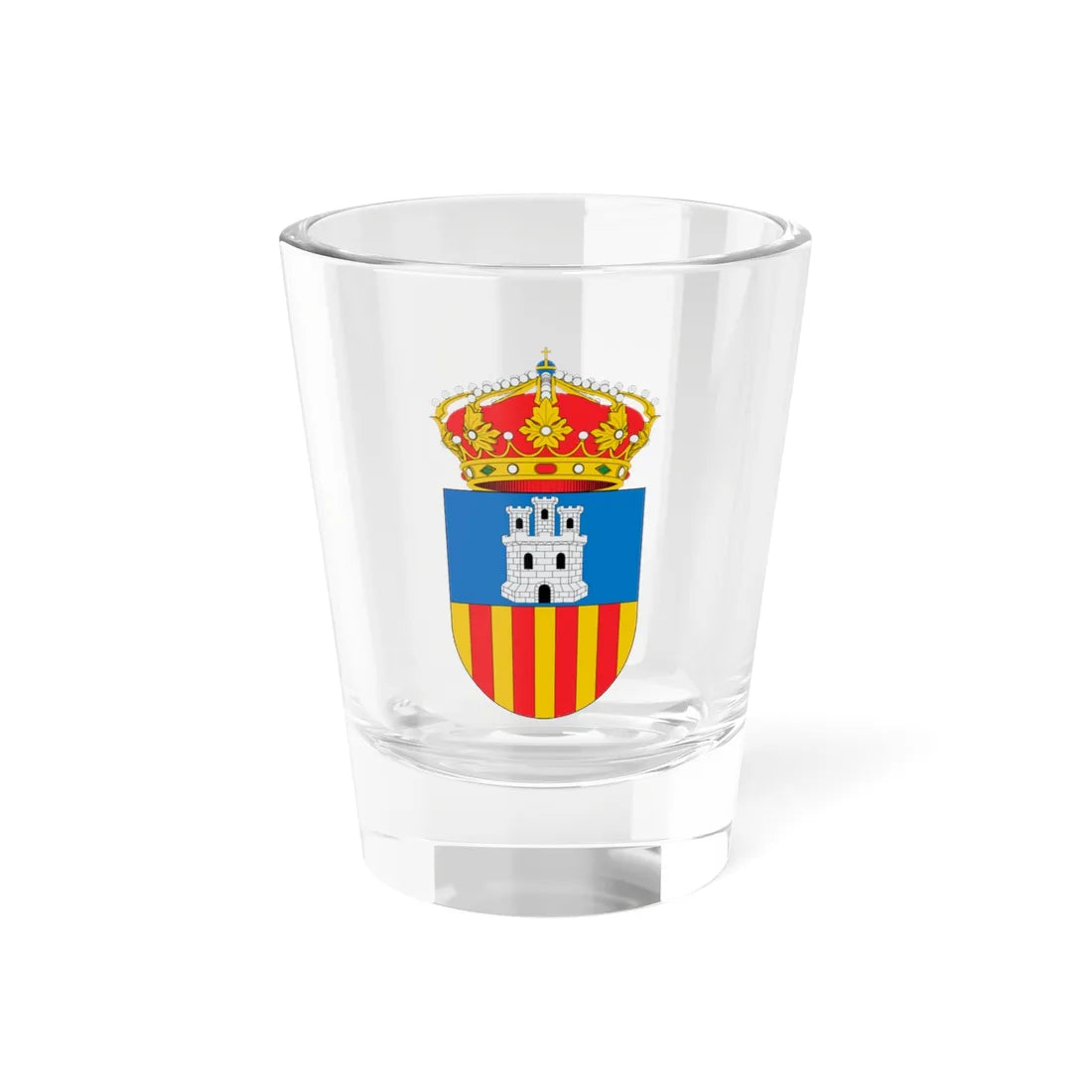 Escudo de Ababuj (Spain) (Coat of Arms) Shot Glass 1.5oz 1.5oz - Go Mug Yourself