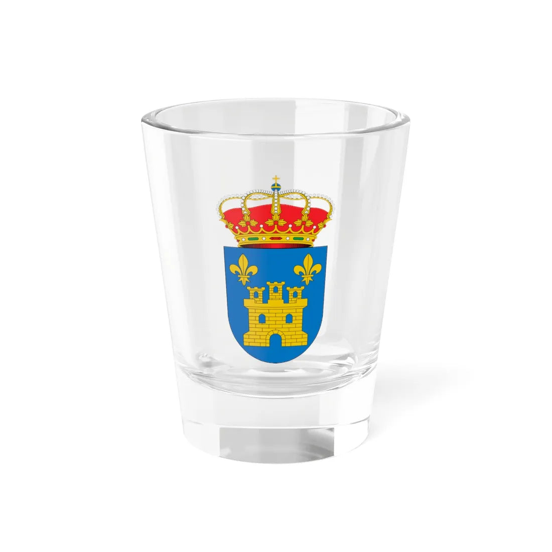 Escudo de Abadín Lugo (Spain) (Coat of Arms) Shot Glass 1.5oz 1.5oz - Go Mug Yourself