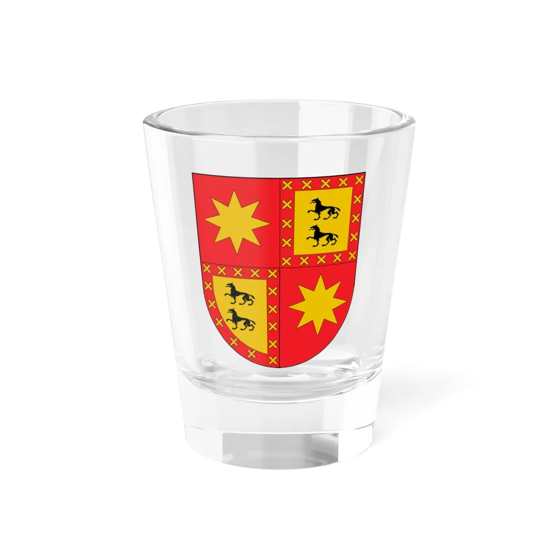 Escudo de Abaigar (Spain) (Coat of Arms) Shot Glass 1.5oz 1.5oz - Go Mug Yourself
