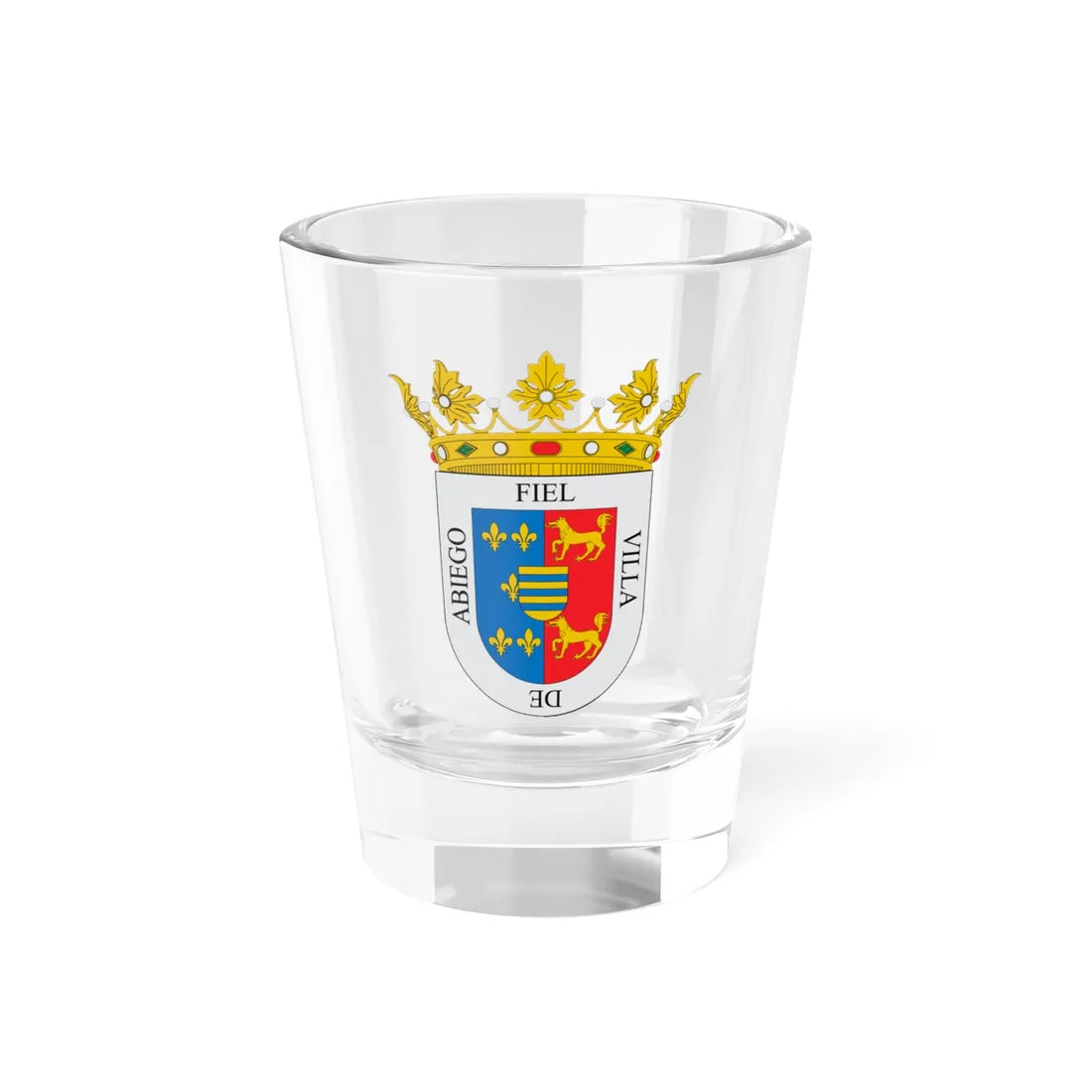 Escudo de Abiego (Spain) (Coat of Arms) Shot Glass 1.5oz 1.5oz - Go Mug Yourself