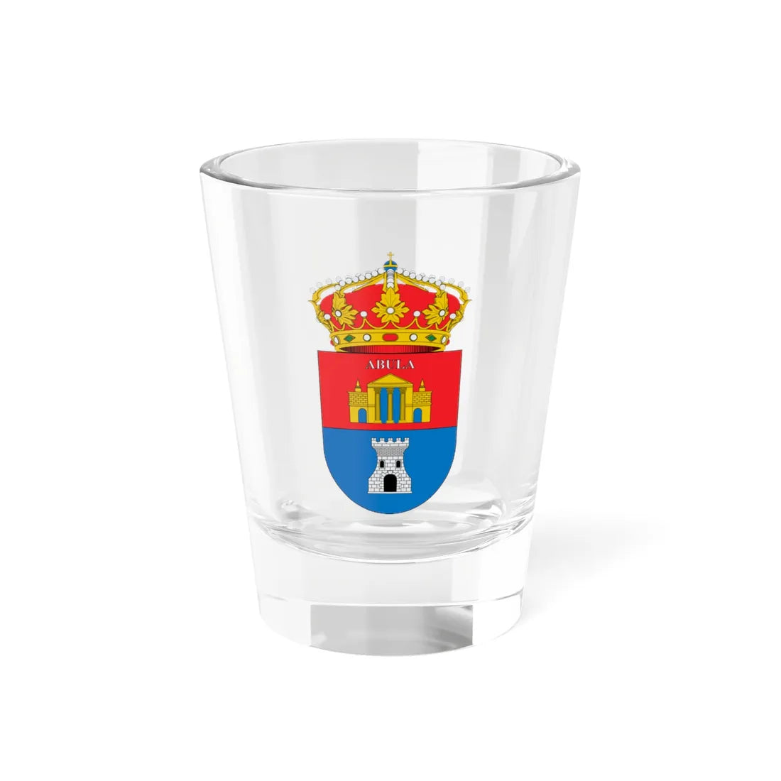 Escudo de Abla (Spain) (Coat of Arms) Shot Glass 1.5oz 1.5oz - Go Mug Yourself