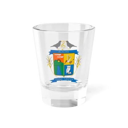 Escudo de Acacías Meta (Colombia) (Coat of Arms) Shot Glass 1.5oz 1.5oz - Go Mug Yourself