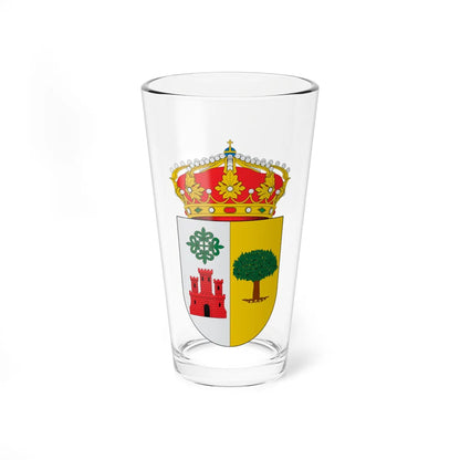 Escudo de Acehúche (Spain) (Coat of Arms) Pint Glass 16oz 16oz - Go Mug Yourself