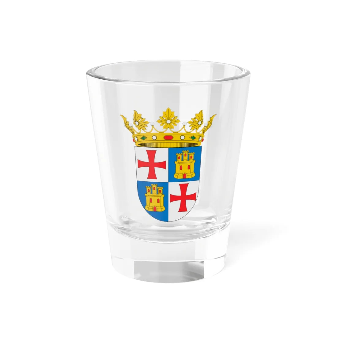 Escudo de Ademuz (Spain) (Coat of Arms) Shot Glass 1.5oz 1.5oz - Go Mug Yourself