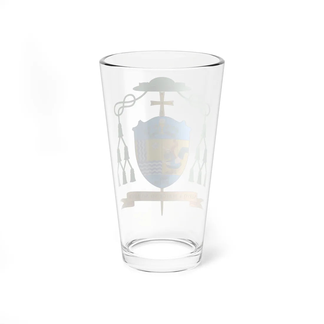 Escudo de Adilson Pedro Busin (Spain) (Coat of Arms) Pint Glass 16oz - Go Mug Yourself