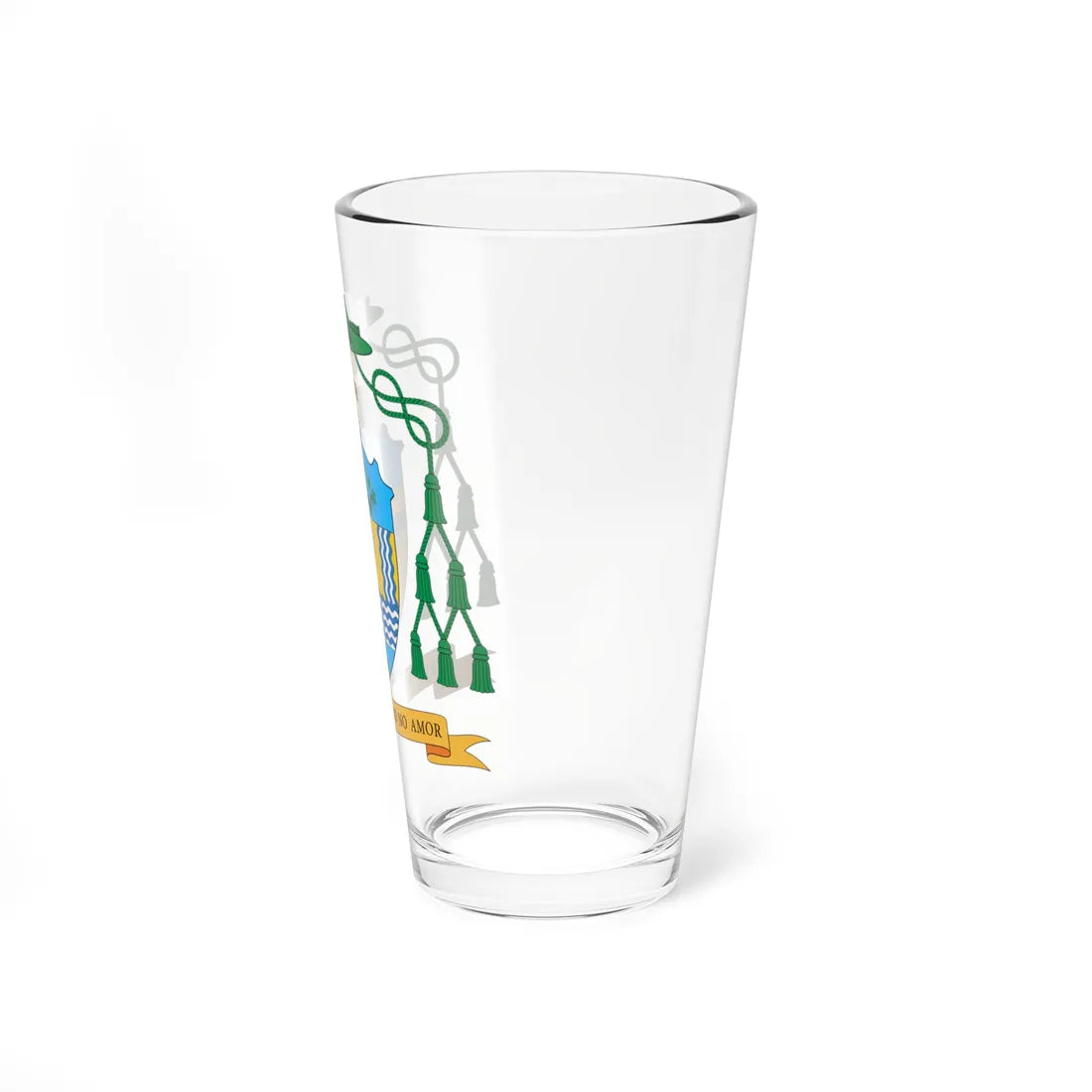 Escudo de Adilson Pedro Busin (Spain) (Coat of Arms) Pint Glass 16oz - Go Mug Yourself
