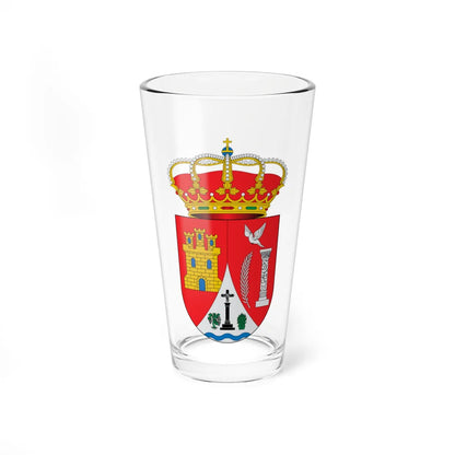 Escudo de Adrada de Haza Burgos (Spain) (Coat of Arms) Pint Glass 16oz 16oz - Go Mug Yourself