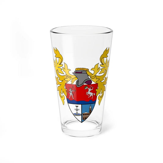 Escudo de Agrado - Huila (Colombia) (Coat of Arms) Pint Glass 16oz 16oz - Go Mug Yourself