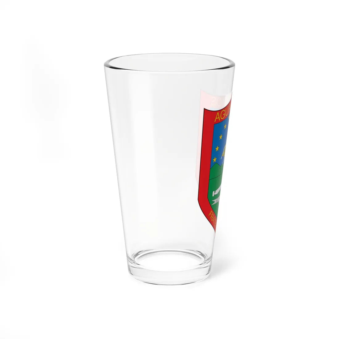 Escudo de Agua de Dios (Colombia) (Coat of Arms) Pint Glass 16oz - Go Mug Yourself