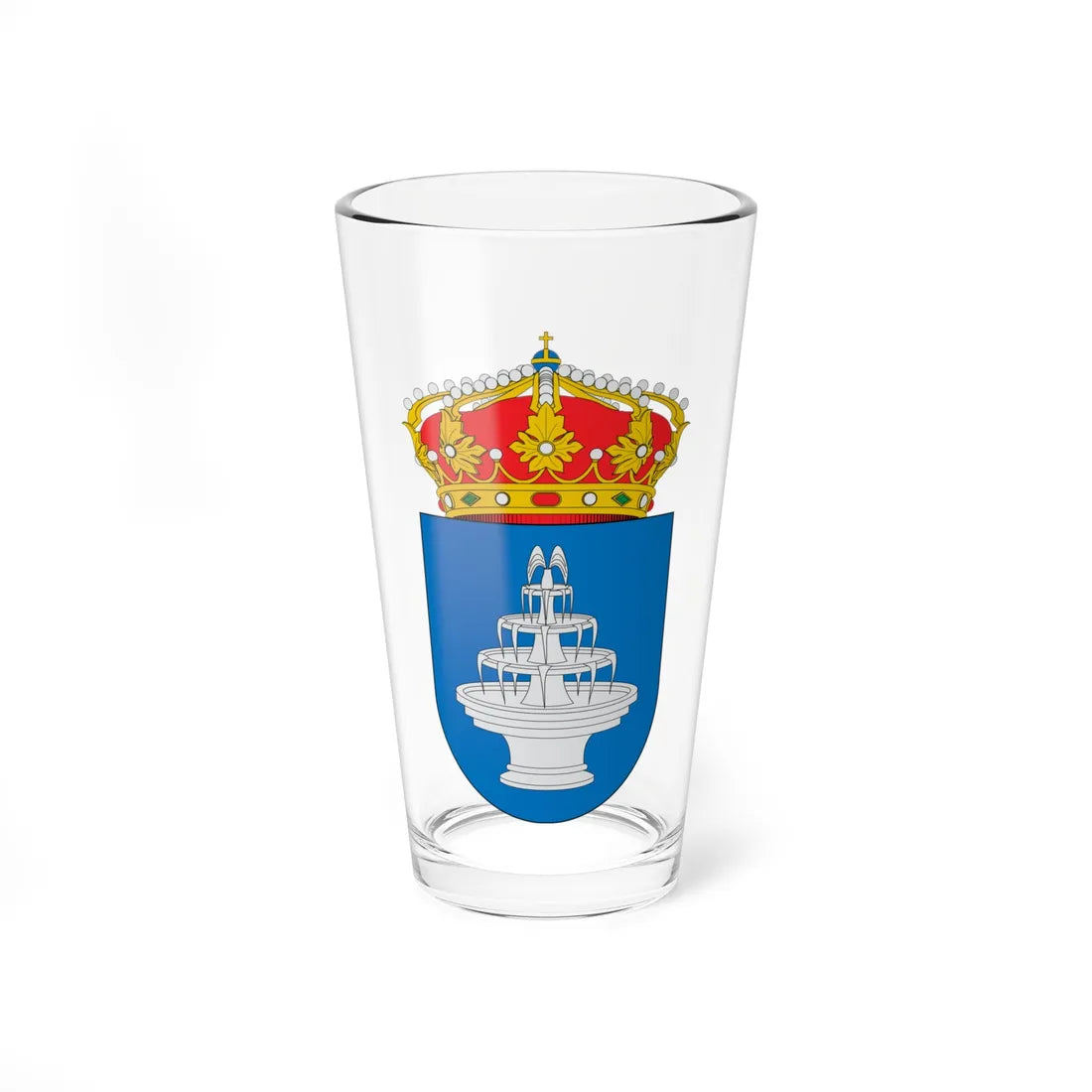 Escudo de Aguadulce (Spain) (Coat of Arms) Pint Glass 16oz 16oz - Go Mug Yourself