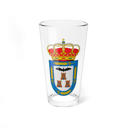 Escudo de Aguas Nuevas Albacete (Spain) (Coat of Arms) Pint Glass 16oz 16oz - Go Mug Yourself