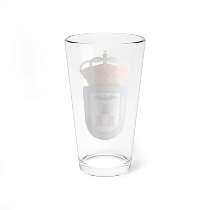 Escudo de Aguas Nuevas Albacete (Spain) (Coat of Arms) Pint Glass 16oz - Go Mug Yourself