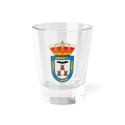 Escudo de Aguas Nuevas Albacete (Spain) (Coat of Arms) Shot Glass 1.5oz 1.5oz - Go Mug Yourself