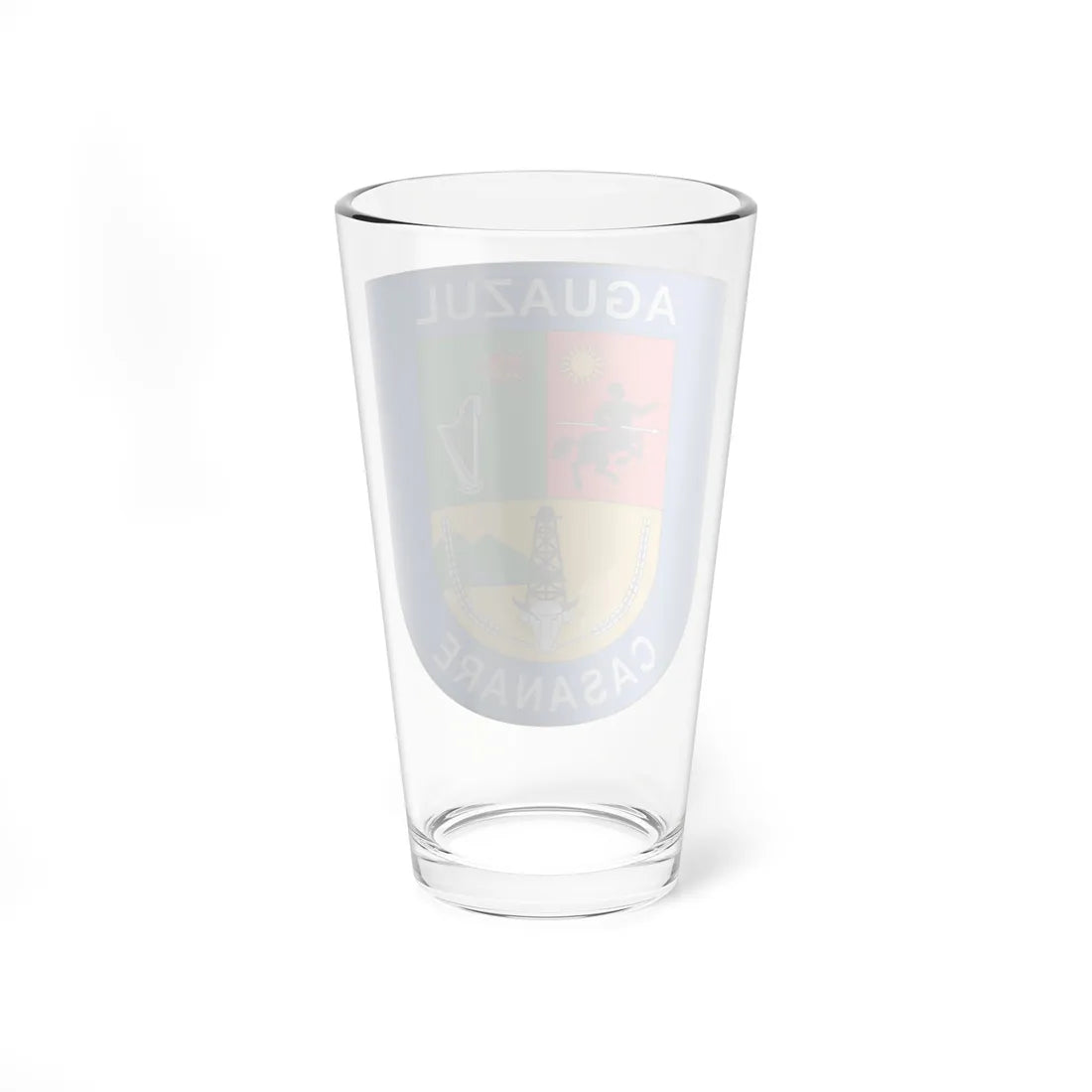 Escudo de Aguazul (Colombia) (Coat of Arms) Pint Glass 16oz - Go Mug Yourself