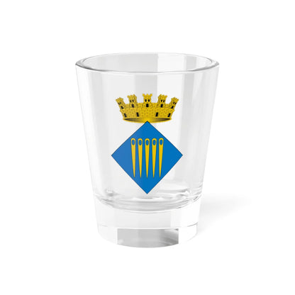Escudo de Agullana Gerona (Spain) (Coat of Arms) Shot Glass 1.5oz 1.5oz - Go Mug Yourself