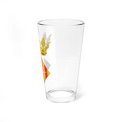 Escudo de Agullent (Spain) (Coat of Arms) Pint Glass 16oz - Go Mug Yourself
