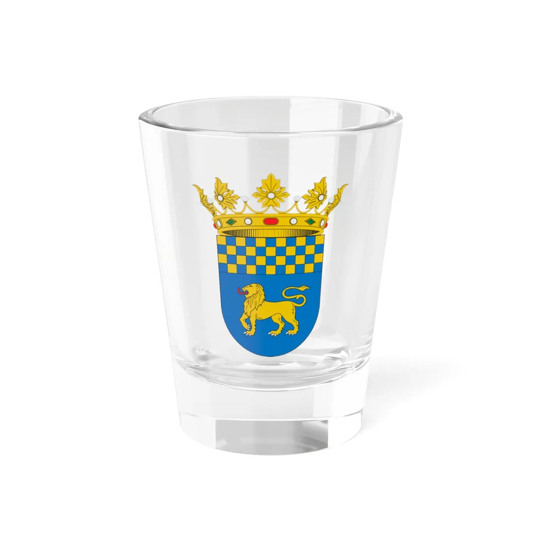 Escudo de Aielo de Malferit (Spain) (Coat of Arms) Shot Glass 1.5oz 1.5oz - Go Mug Yourself