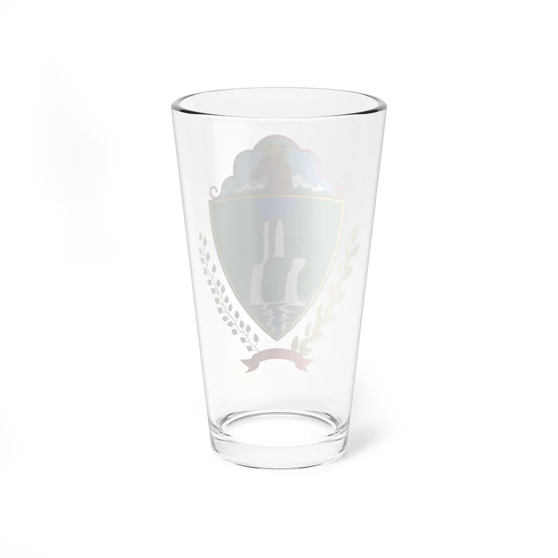 Escudo de Aisén (Chile) (Coat of Arms) Pint Glass 16oz - Go Mug Yourself