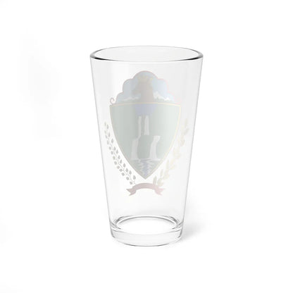 Escudo de Aisén (Chile) (Coat of Arms) Pint Glass 16oz - Go Mug Yourself