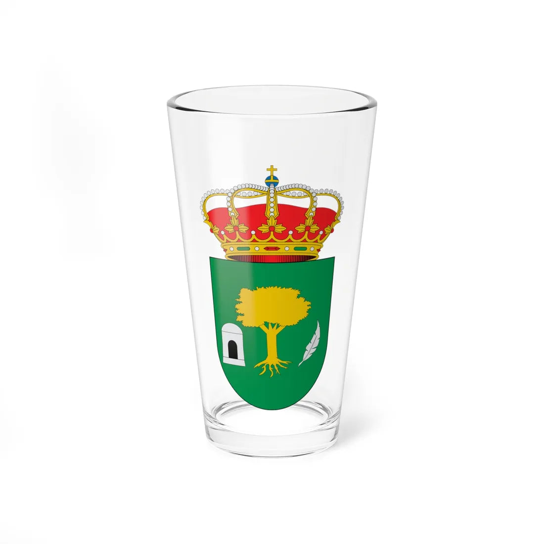 Escudo de Alajar (Spain) (Coat of Arms) Pint Glass 16oz 16oz - Go Mug Yourself