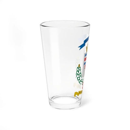 Escudo de Alajuela (Costa Rica) (Coat of Arms) Pint Glass 16oz - Go Mug Yourself