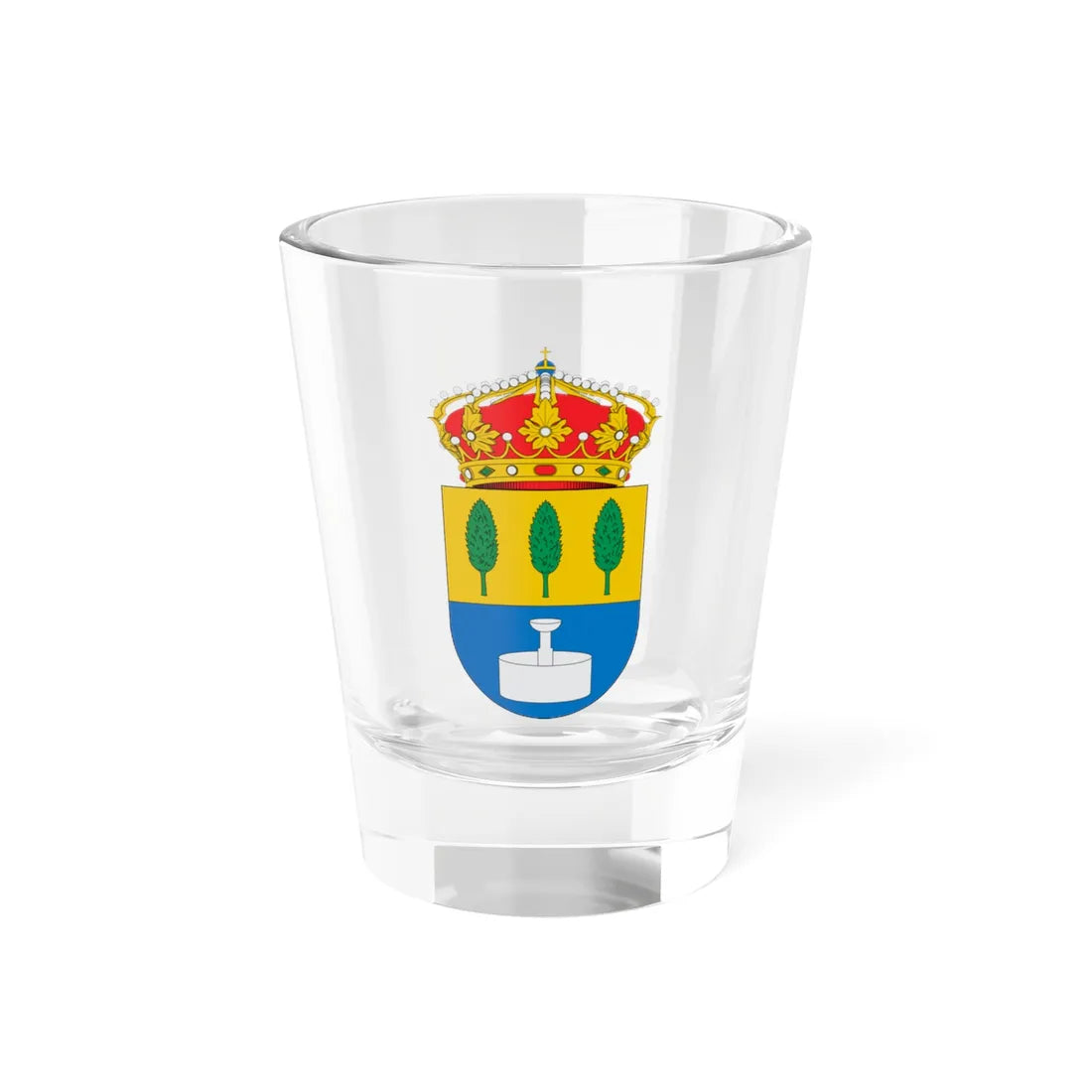 Escudo de Alameda (Spain) (Coat of Arms) Shot Glass 1.5oz 1.5oz - Go Mug Yourself
