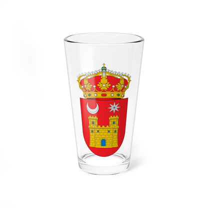 Escudo de Alarcón (Spain) (Coat of Arms) Pint Glass 16oz 16oz - Go Mug Yourself