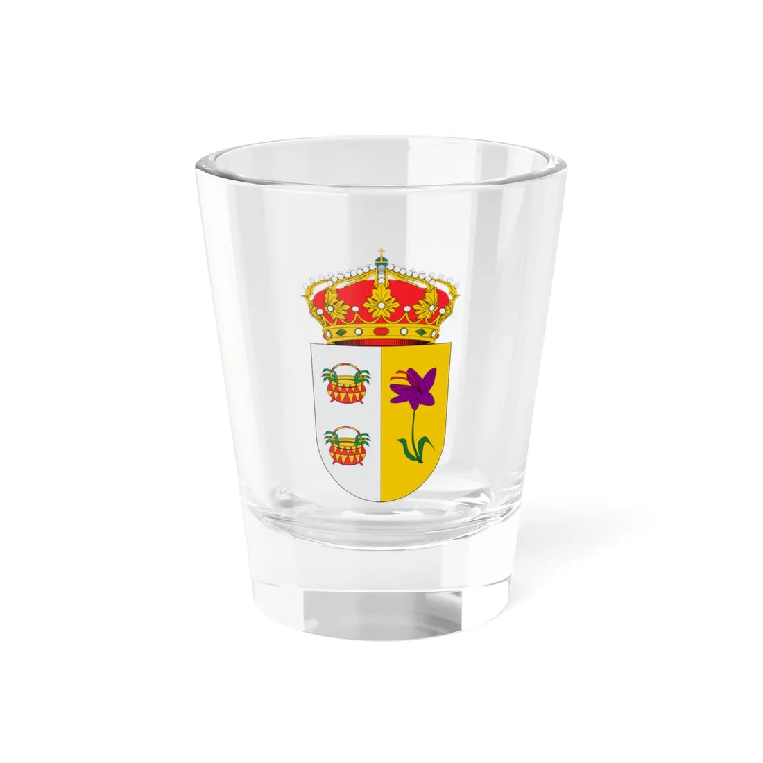 Escudo de Alatoz (Spain) (Coat of Arms) Shot Glass 1.5oz 1.5oz - Go Mug Yourself