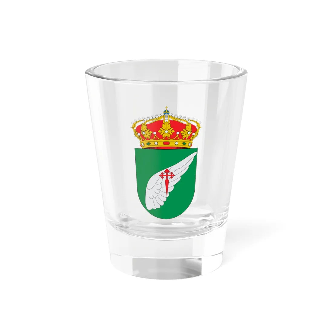 Escudo de Albalá (Spain) (Coat of Arms) Shot Glass 1.5oz 1.5oz - Go Mug Yourself