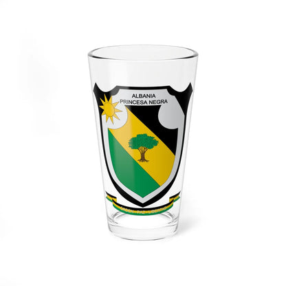 Escudo de Albania La Guajira (Colombia) (Coat of Arms) Pint Glass 16oz 16oz - Go Mug Yourself