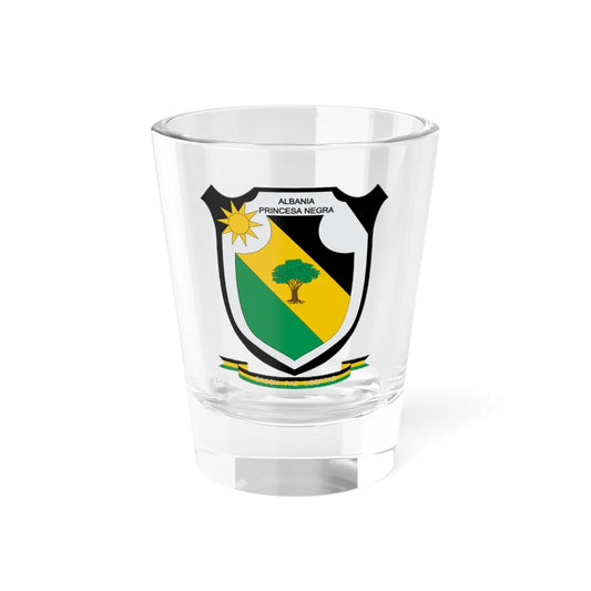 Escudo de Albania La Guajira (Colombia) (Coat of Arms) Shot Glass 1.5oz 1.5oz - Go Mug Yourself
