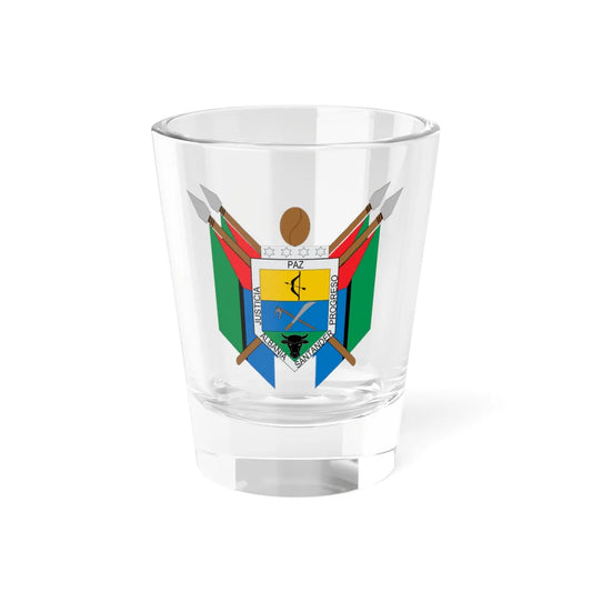 Escudo de Albania Santander (Colombia) (Coat of Arms) Shot Glass 1.5oz 1.5oz - Go Mug Yourself