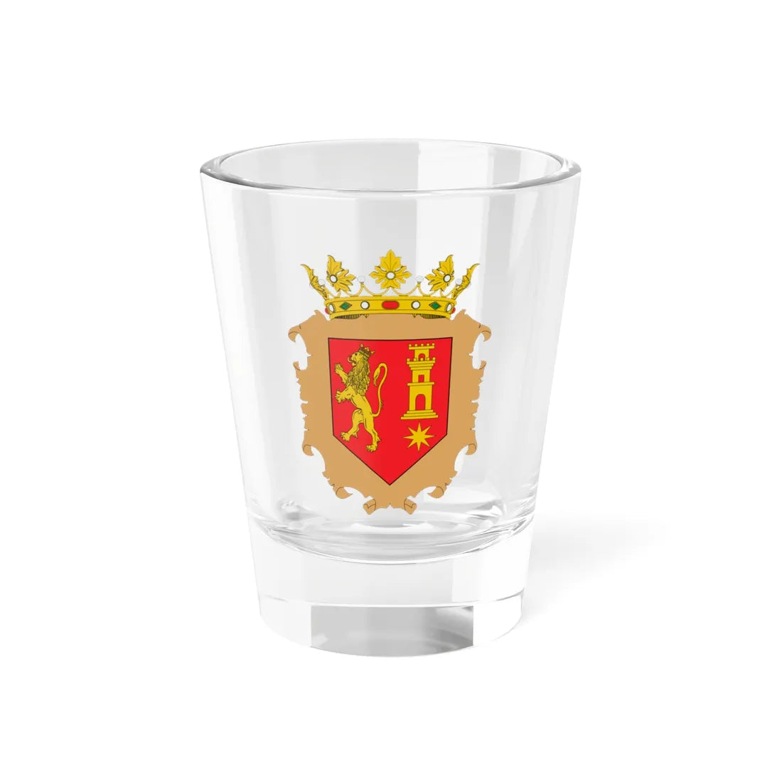 Escudo de Alberite-La Rioja (Spain) (Coat of Arms) Shot Glass 1.5oz 1.5oz - Go Mug Yourself