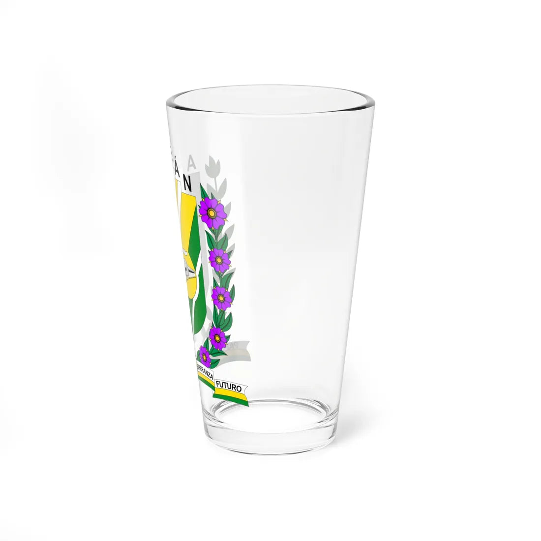 Escudo de Albán - Cundinamarca (Colombia) (Coat of Arms) Pint Glass 16oz - Go Mug Yourself