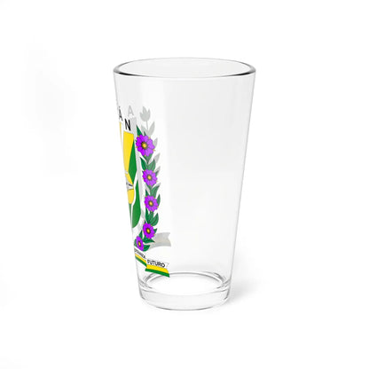 Escudo de Albán - Cundinamarca (Colombia) (Coat of Arms) Pint Glass 16oz - Go Mug Yourself