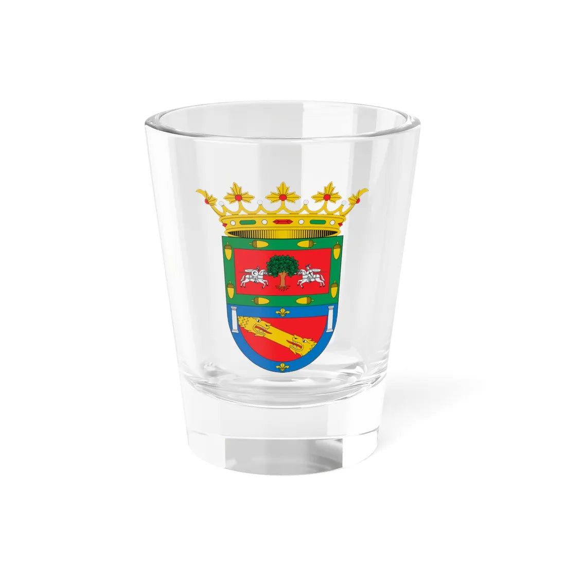 Escudo de Albolote Granada (Spain) (Coat of Arms) Shot Glass 1.5oz 1.5oz - Go Mug Yourself