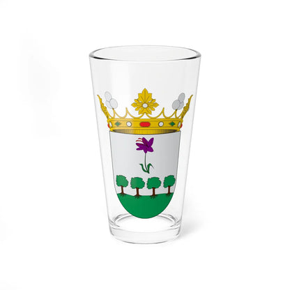 Escudo de Alborea (Spain) (Coat of Arms) Pint Glass 16oz 16oz - Go Mug Yourself