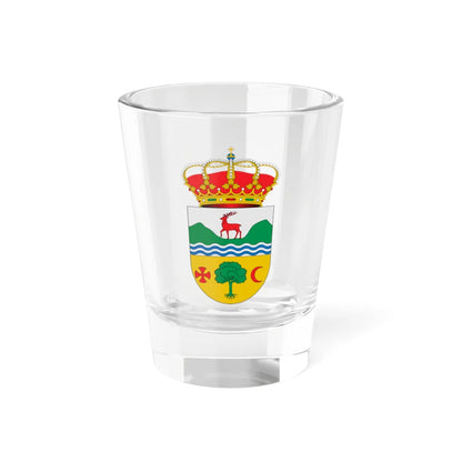 Escudo de Albuñuelas Granada (Spain) (Coat of Arms) Shot Glass 1.5oz 1.5oz - Go Mug Yourself
