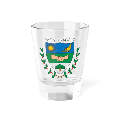 Escudo de Alcalá Valle del Cauca (Colombia) (Coat of Arms) Shot Glass 1.5oz - Go Mug Yourself