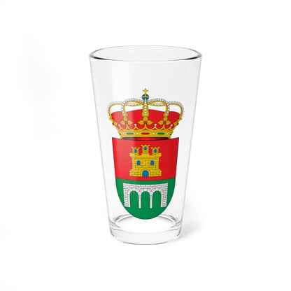 Escudo de Alcaucín Málaga (Spain) (Coat of Arms) Pint Glass 16oz 16oz - Go Mug Yourself