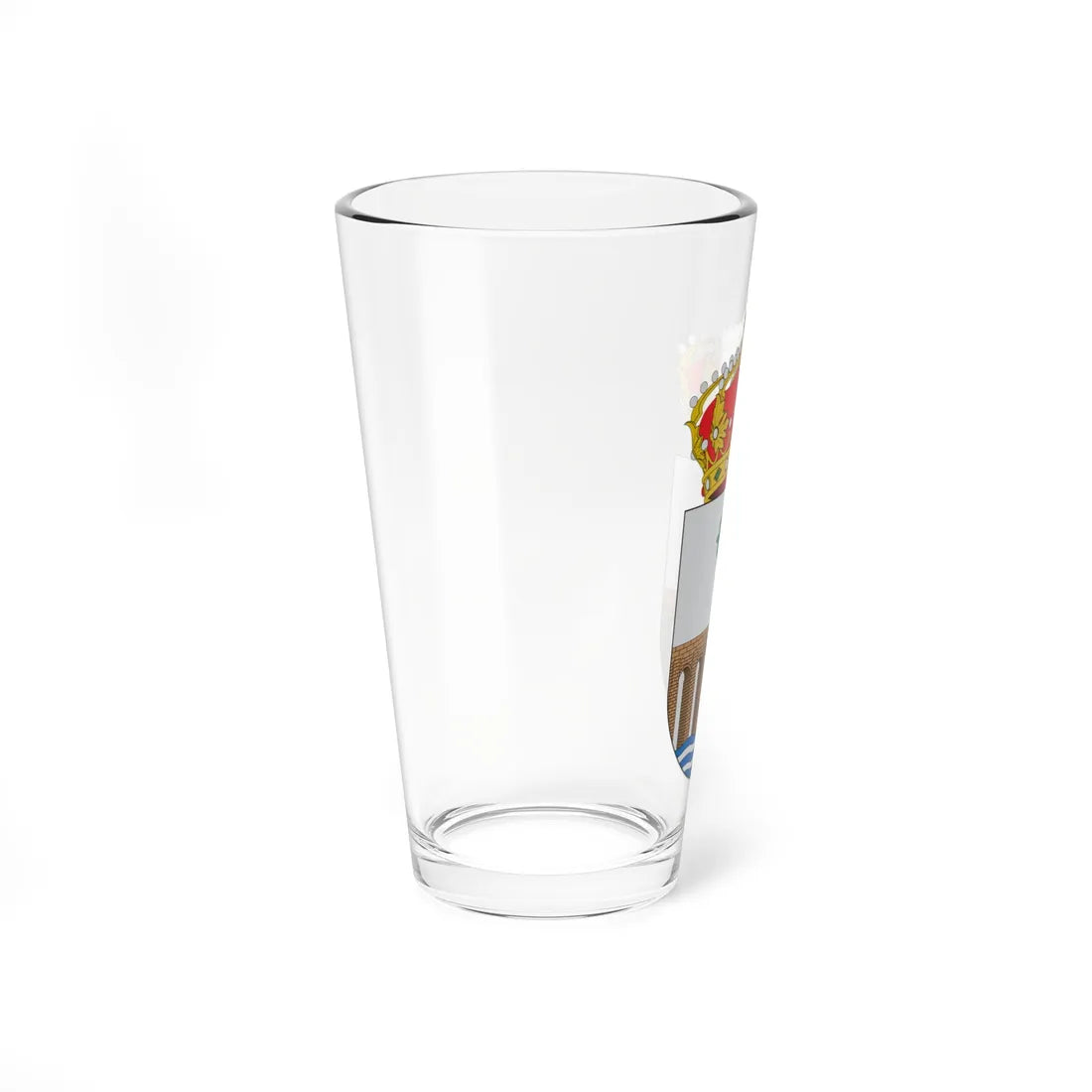 Escudo de Alcántara (Spain) (Coat of Arms) Pint Glass 16oz - Go Mug Yourself
