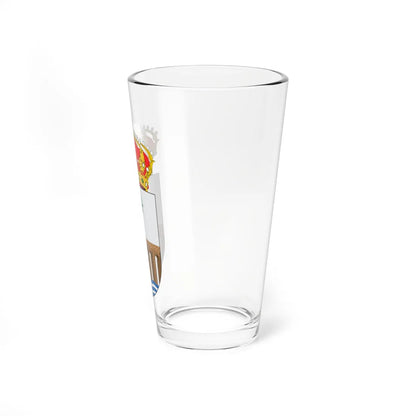 Escudo de Alcántara (Spain) (Coat of Arms) Pint Glass 16oz - Go Mug Yourself