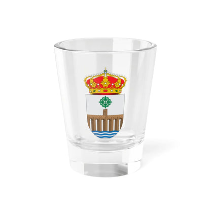 Escudo de Alcántara (Spain) (Coat of Arms) Shot Glass 1.5oz 1.5oz - Go Mug Yourself