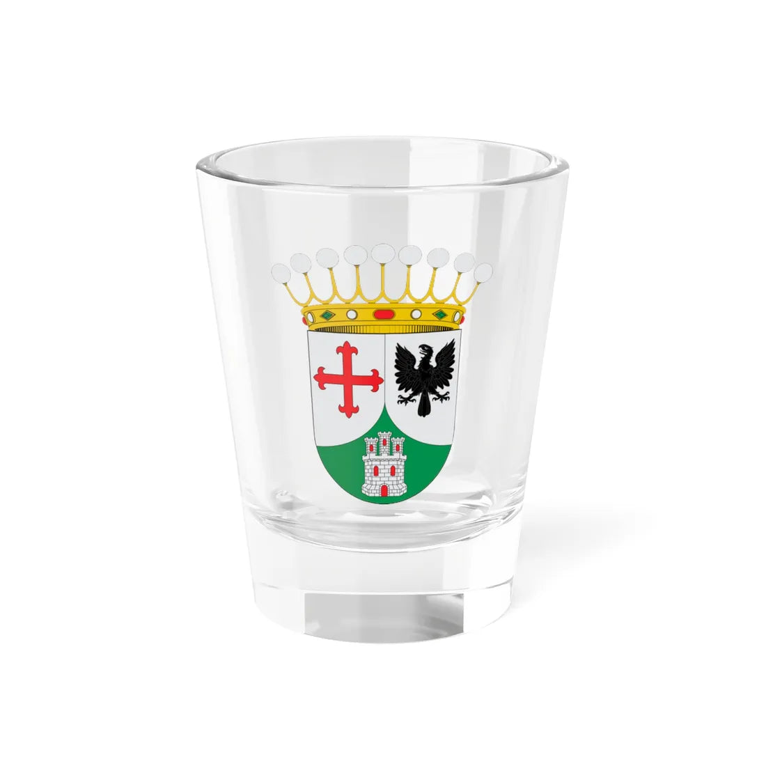 Escudo de Alcobendas (Spain) (Coat of Arms) Shot Glass 1.5oz 1.5oz - Go Mug Yourself