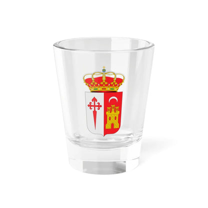 Escudo de Alcubillas Ciudad Real (Spain) (Coat of Arms) Shot Glass 1.5oz 1.5oz - Go Mug Yourself