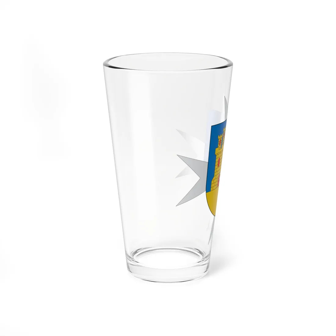 Escudo de Alcázar de San Juan Ciudad Real (Spain) (Coat of Arms) Pint Glass 16oz - Go Mug Yourself