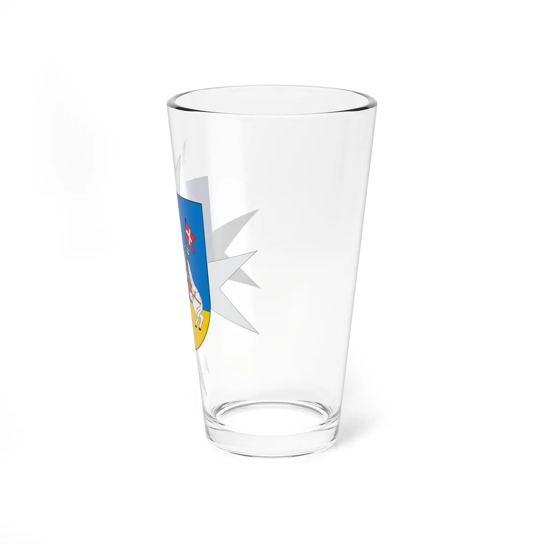 Escudo de Alcázar de San Juan Ciudad Real (Spain) (Coat of Arms) Pint Glass 16oz - Go Mug Yourself