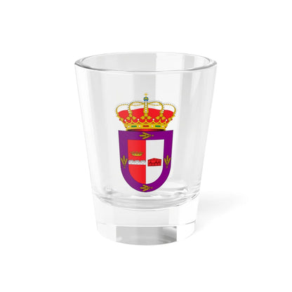 Escudo de Aldea Real Segovia (Spain) (Coat of Arms) Shot Glass 1.5oz 1.5oz - Go Mug Yourself