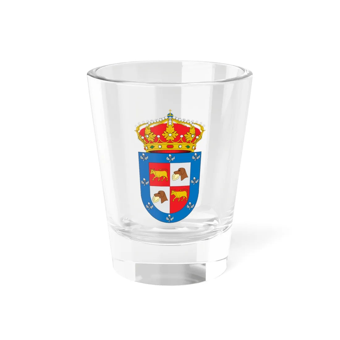 Escudo de Aldeacipreste (Spain) (Coat of Arms) Shot Glass 1.5oz 1.5oz - Go Mug Yourself